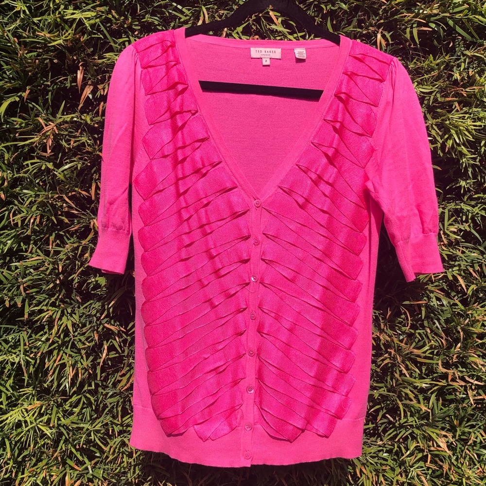 Ted Baker Hot Pink Romany Cardigan